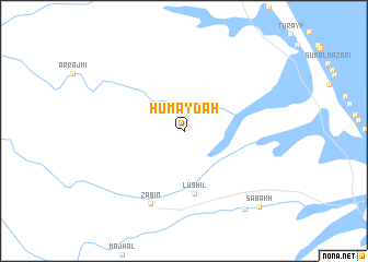 map of Ḩumayḑah