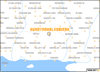 map of Ḩumaymah al Kabīrah