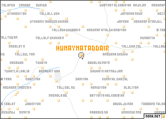 map of Ḩumaymāt ad Dāʼir