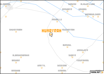 map of Ḩumayrah