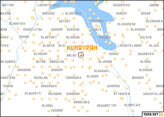 map of Ḩumayrah