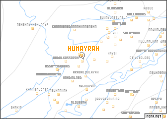 map of Ḩumayrah