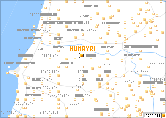 map of Ḩumayrī