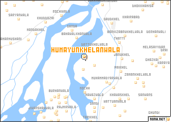 map of Humāyūn Khelanwāla