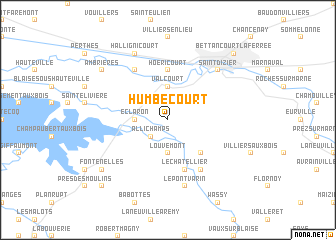 map of Humbécourt