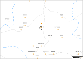 map of Humbē