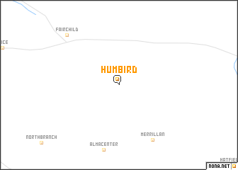 map of Humbird