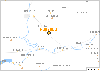 map of Humboldt