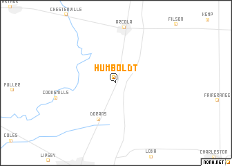 map of Humboldt