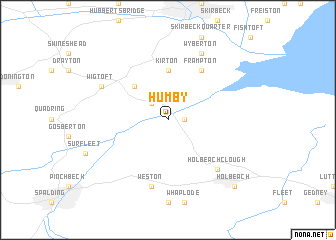 map of Humby