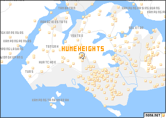 map of Hume Heights