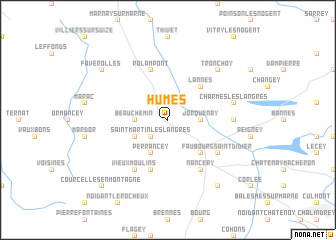 map of Humes