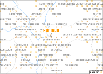 map of Humigua