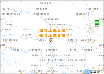 map of Humilladero