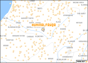 map of Ḩūmīn al Fawqā