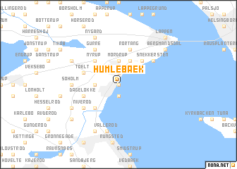 map of Humlebæk