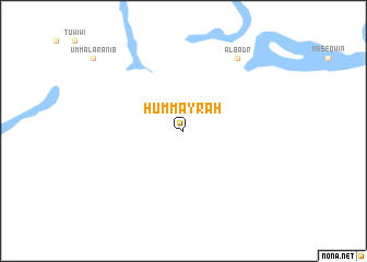 map of Ḩummayrah