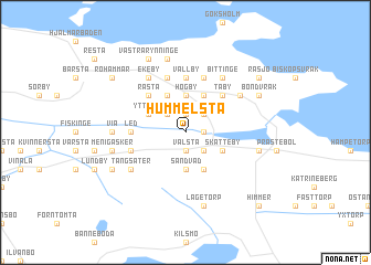 map of Hummelsta