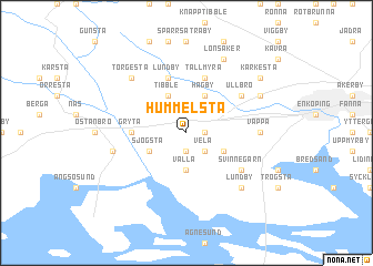 map of Hummelsta