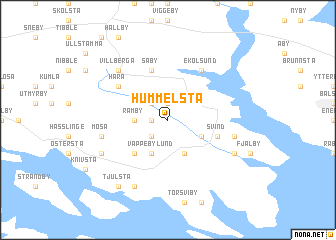 map of Hummelsta