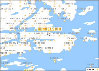 map of Hummelsvik
