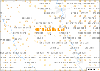 map of Hummelsweiler