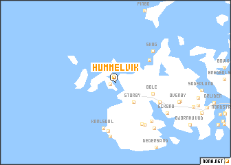 map of Hummelvik