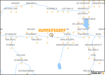 map of Hummersdorf