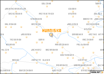 map of Humniska