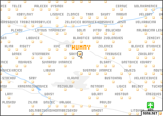 map of Humny