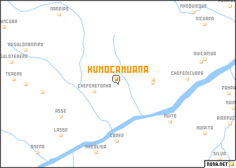 map of Humo Camuana