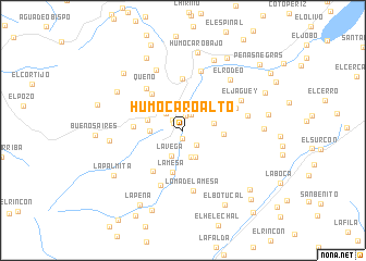 map of Humocaro Alto