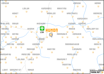 map of Hu-mon