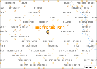 map of Hümpfershausen