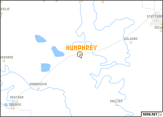 map of Humphrey