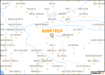 map of Humptrup