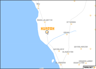 map of Ḩumrah