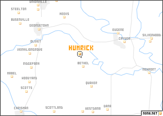 map of Humrick