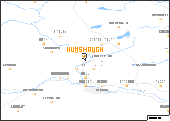 map of Humshaugh