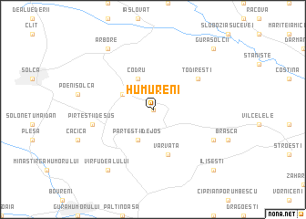 map of Humureni