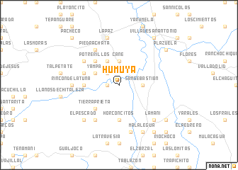 map of Humuya