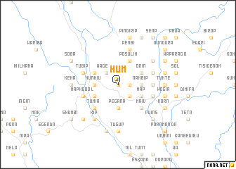 map of Hum