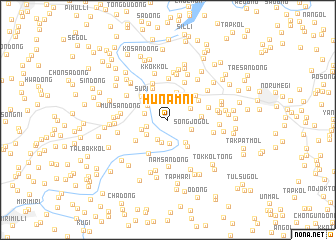 map of Hunam-ni