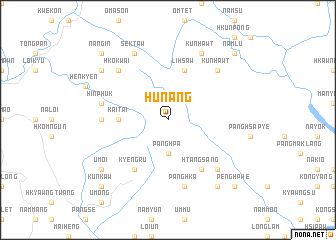 map of Hunāng