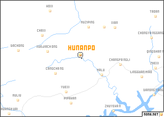 map of Hunanpo