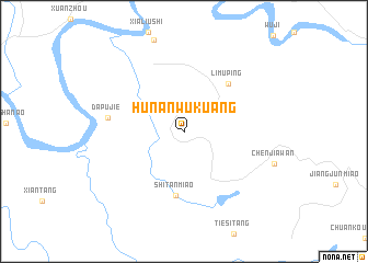 map of Hunanwukuang
