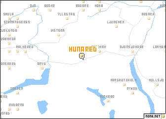 map of Hunared