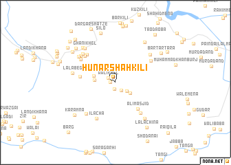 map of Hunar Shāh Kili