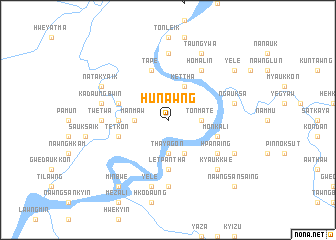 map of Hunawng