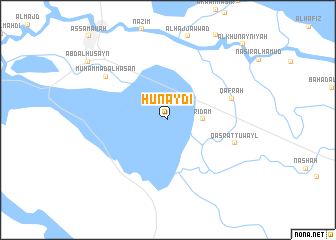 map of Hunaydī
